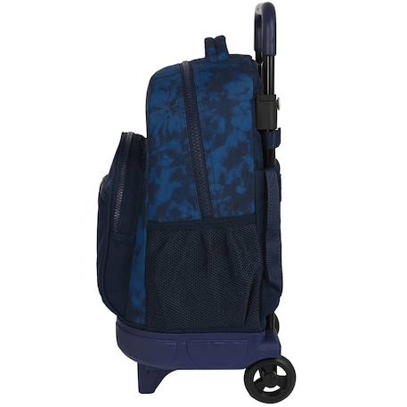 Sac à dos garçon avec roulettes batman legendary 45 cm - qualité premium Bleu marine 3 - vertbaudet enfant 