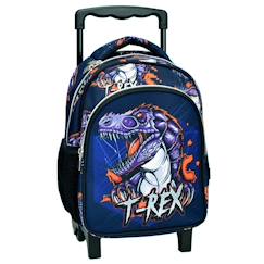 Sac à dos trolley motif t-rex en tissu  - vertbaudet enfant
