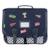 Cartable 41 cm floriane imprimé fleurs – 2 compartiments Gris / gris / clair / blanc+Multicolore 5 - vertbaudet enfant 