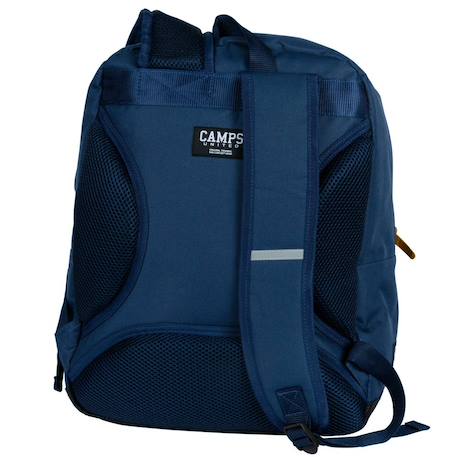 Sac à dos scolaire camps united 42 cm à 2 compartiments zippés Bleu+Bleu / blanc / gris 2 - vertbaudet enfant 