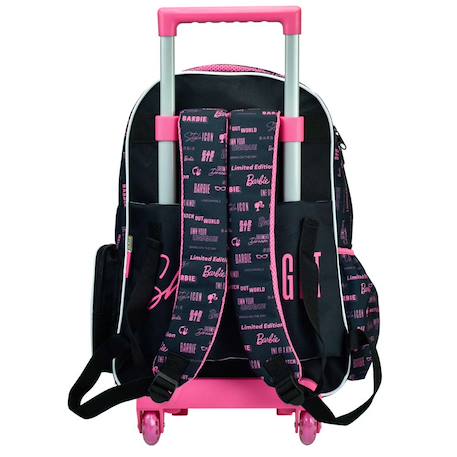 Sac à dos à roulettes fille - motif barbie shine bright - haut de gamme Multicolore 3 - vertbaudet enfant 
