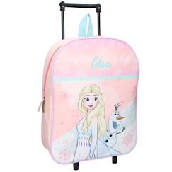 Sac à dos à roulettes enfant - reine des neiges olaf - trolley 39 cm  - vertbaudet enfant