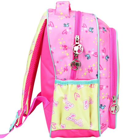 Sac à dos maternelle fille barbie motif bubble 30 cm Rose/multicolore 2 - vertbaudet enfant 