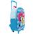 Sac à roulettes fille bluey avec poignée télescopique pour lécole maternelle 32 cm Bleu / rose / blanc 2 - vertbaudet enfant 