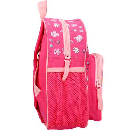 Sac à dos maternelle peppa pig oink 29 cm zips poches filet - my little pony Multicolore 2 - vertbaudet enfant 