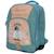 Sac à dos enfant teo jasmin jasmine cat 42 cm à 2 compartiments zippés Bleu+Multicolore+Turquoise/gris/blanc 5 - vertbaudet enfant 