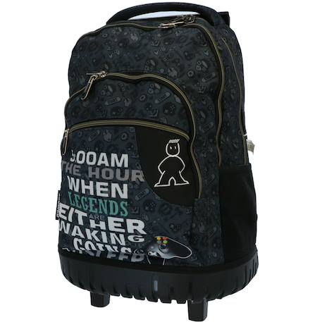 Garçon-Accessoires-Cartable, trousse-Sac à dos à roulettes gamer 46 cm trolley haut de gamme - cartable