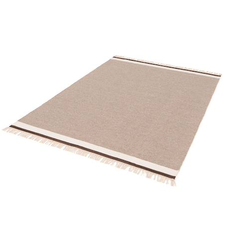 Tapis en laine et coton elegance Beige sable+Bleu naturel 5 - vertbaudet enfant 