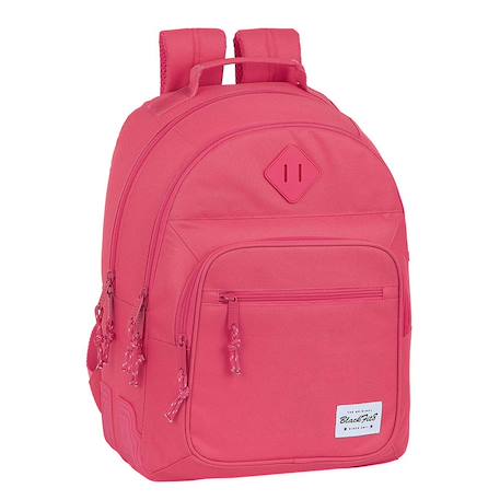 Fille-Sac à dos scolaire blackfit8 couleur fraise 2 compartiments 42 cm