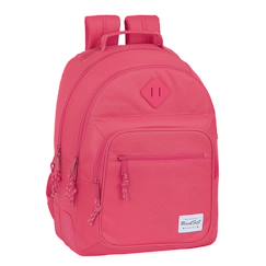 Sac à dos scolaire fille blackfit8 couleur fraise 2 compartiments 42 cm  - vertbaudet enfant