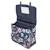 Cartable 41 cm floriane imprimé fleurs – 2 compartiments Gris / gris / clair / blanc+Multicolore 2 - vertbaudet enfant 