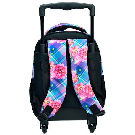 Sac à dos à roulettes fille - chien love - trolley maternelle compact Multicolore 2 - vertbaudet enfant 