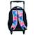 Sac à dos à roulettes fille - chien love - trolley maternelle compact Multicolore 2 - vertbaudet enfant 