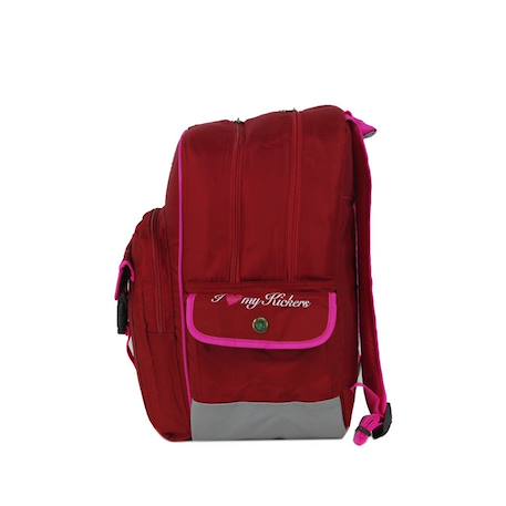 Sac à dos kickers fille double cpt 41 cm Multicolore 4 - vertbaudet enfant 