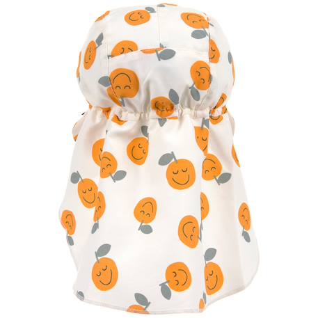 Casquette protège nuque anti-uv (7-12 mois) Beige+Blanc+Bleu+Orange+Vert 13 - vertbaudet enfant 