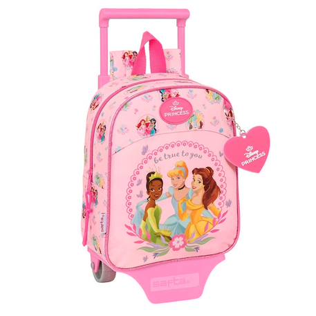 Garçon-Accessoires-Cartable, trousse-Sac à dos à roulettes maternelle princesse disney 28 cm trolley haut de gamme