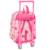 Sac à dos à roulettes maternelle princesse disney 28 cm trolley haut de gamme Multicolore 2 - vertbaudet enfant 