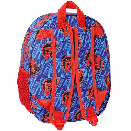 Sac à dos enfant 3d moulé avengers marvel spiderman Bleu / rouge / blanc 2 - vertbaudet enfant 