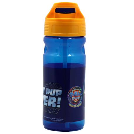 Gourde à paille pat patrouille 500 ml avec clapet Bleu / orange / clair 2 - vertbaudet enfant 