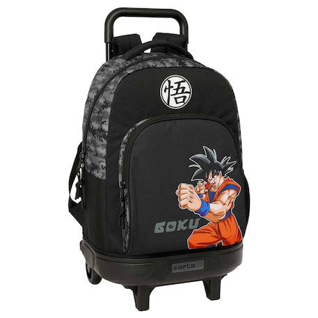 Sac à dos à roulettes dragon ball z goku 45 cm trolley haut de gamme Multicolore 1 - vertbaudet enfant 