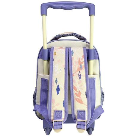 Sac à dos trolley la reine des neiges 27 x 10 x 31 cm 2 compartiments must Blanc / violet / clair / blanc 2 - vertbaudet enfant 