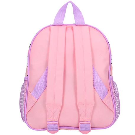 Sac à dos maternelle hello kitty 30 cm à poche zippée Blanc / rose / clair 3 - vertbaudet enfant 