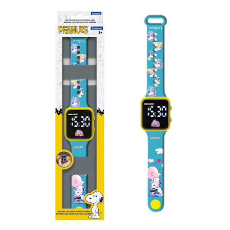 Montre led connectée snoopy Bleu 1 - vertbaudet enfant 