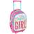 Sac à dos à roulettes super girl must 45 cm trolley Multicolore 1 - vertbaudet enfant 