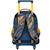 Sac à dos à roulettes moto pole position 45 cm - trolley scolaire Bleu / jaune / blanc 2 - vertbaudet enfant 