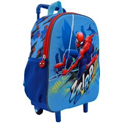 Sac à dos trolley 3d polyester moulé spiderman  - vertbaudet enfant