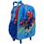 Sac à dos trolley 3d polyester moulé spiderman Bleu / rouge / blanc 1 - vertbaudet enfant 