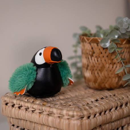 Peluche Jean le toucan Les petits animaux Multicolore 3 - vertbaudet enfant 