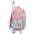 Sac à dos à roulettes maternelle fille - licence disney princess ariel - compact Multicolore 3 - vertbaudet enfant 