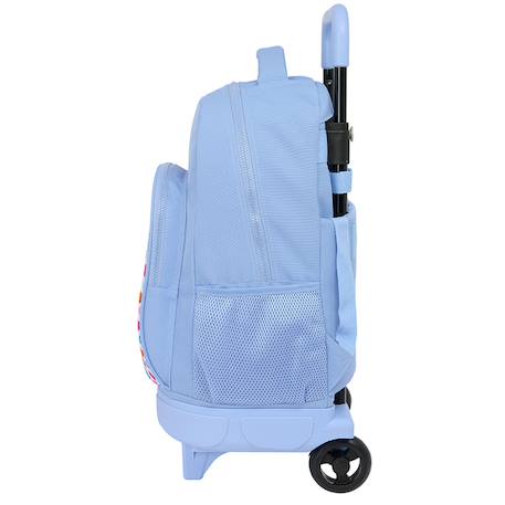 Sac à dos à roulettes fille - smiley world - trolley haut de gamme Multicolore 2 - vertbaudet enfant 