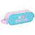 Trousse toile 2 compartiments Blanc / rose / bleu 1 - vertbaudet enfant 