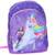 Sac à dos enfant fille imprimé lécole des licornes 38 cm Bleu / violet 2 - vertbaudet enfant 