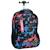 Sac à dos trolley fille maui & sons leaf heat 48 cm Noir / rose / bleu 1 - vertbaudet enfant 
