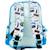Sac à dos maternelle hot wheels en polyester imprimé flame runner Bleu / rose / clair / gris 2 - vertbaudet enfant 