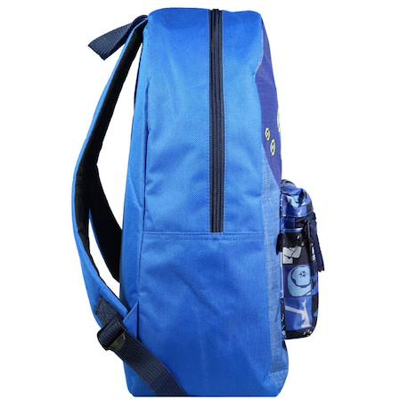 Sac à dos scolaire polyester ligue 1 football 40 cm Bleu 3 - vertbaudet enfant 