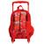 Sac à dos à roulettes cars enfant 30 cm façade effet coque dure Rouge 2 - vertbaudet enfant 
