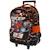Sac à dos trolley garçon roulettes street racer poignée télescopique Noir / orange / clair 1 - vertbaudet enfant 