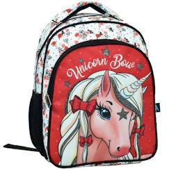Sac à dos maternelle fille motif licorne 30 cm  - vertbaudet enfant