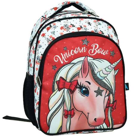 Fille-Accessoires-Cartable, trousse-Sac à dos maternelle motif licorne 30 cm