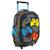 Sac à dos à roulettes gaming cmp 45 cm – 3 compartiments zippés Noir / jaune 1 - vertbaudet enfant 