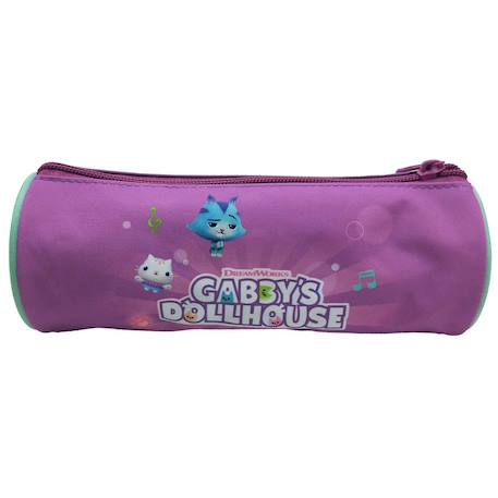 Trousse ronde gabby et la maison magique family 21 cm Violet 3 - vertbaudet enfant 