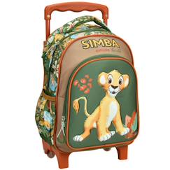 Sac à dos à roulettes enfant fille - roi lion simba - licence disney  - vertbaudet enfant
