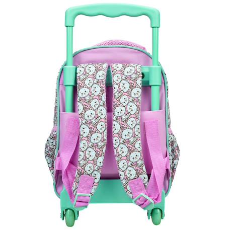 Sac à dos à roulettes enfant fille - artistochat paris - marie Multicolore 4 - vertbaudet enfant 