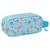 Trousse double bluey en tissu néoprène aspect textile imprimé 3d Bleu / bleu / ciel / blanc 3 - vertbaudet enfant 