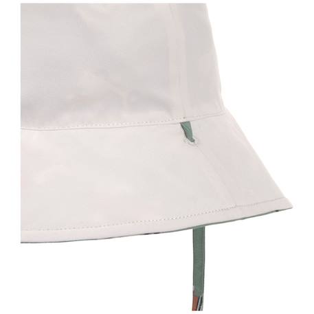 Chapeau anti-uv réversible 1 à 3 ans Beige+Blanc+Orange+Vert 16 - vertbaudet enfant 