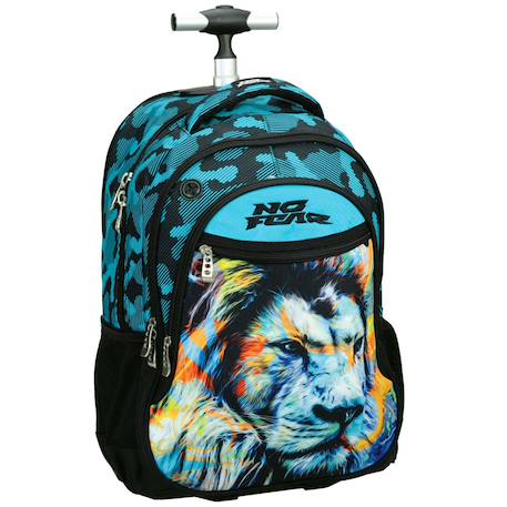 Garçon-Accessoires-Cartable, trousse-Sac à dos trolley no fear lion motif camouflage 48 cm